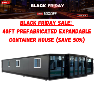 black friday sale 40ft prefabricated expandable container house (save 50%!)